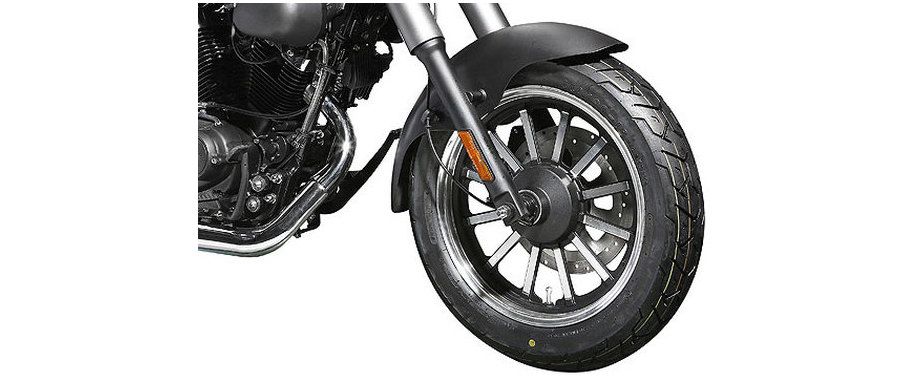 Keeway Dorado Black Knight 250 Front Tyre View