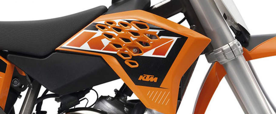 KTM 50 SX Fuel Tank View
