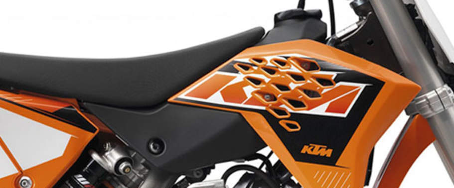 KTM 65 SX Fuel Tank View