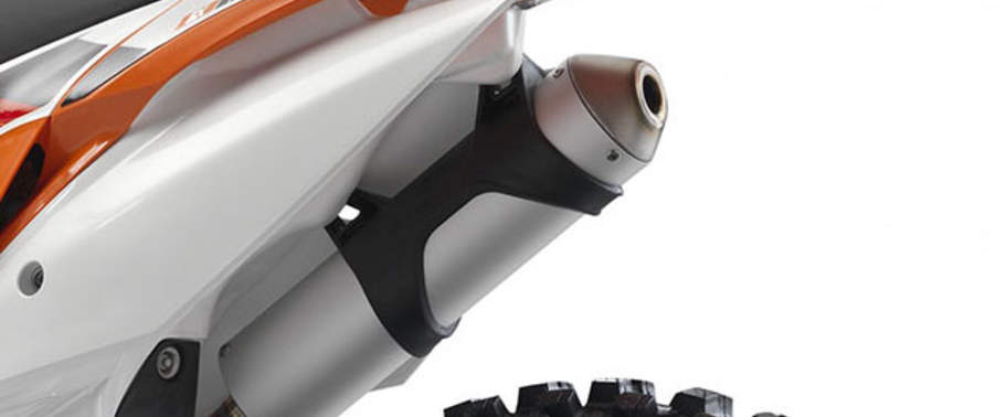 KTM 125 SX Exhaust View