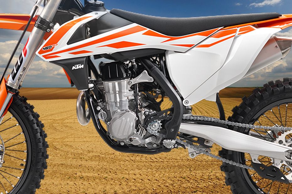 KTM 450 SX-F Engine View KTM 450 SX-F Engine View