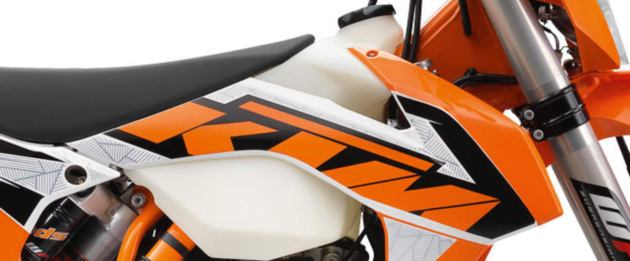 KTM 500 EXC Fuel Tank View KTM 500 EXC Fuel Tank View