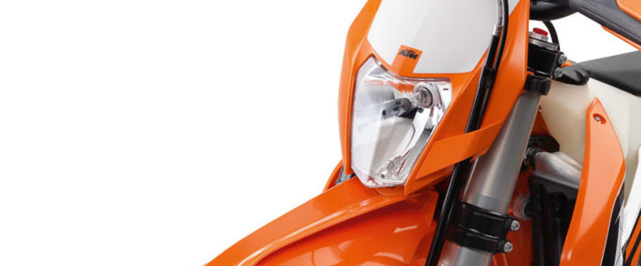 KTM 500 EXC Head Light View KTM 500 EXC Head Light View