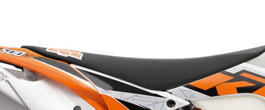 KTM 500 EXC Rider Seat View KTM 500 EXC Rider Seat View