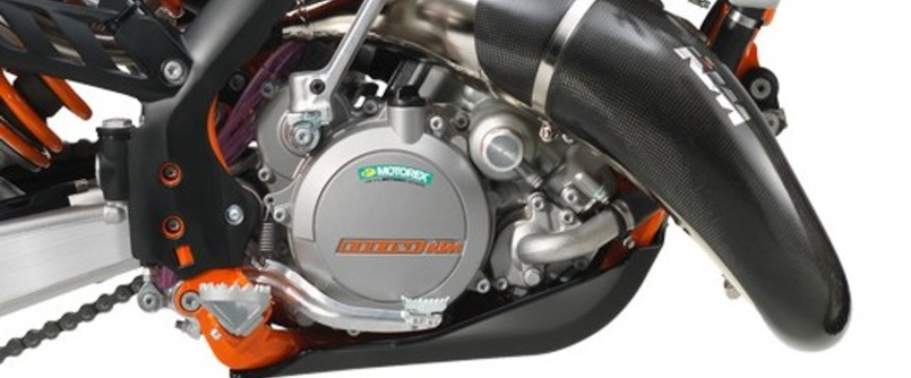 KTM 250 EXC Six Days Engine View