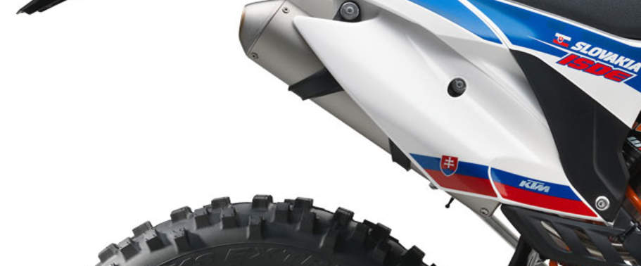 KTM 250 EXC Six Days Exhaust View