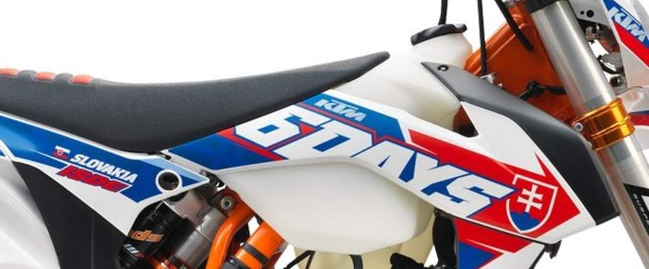 KTM 250 EXC Six Days Fuel Tank View