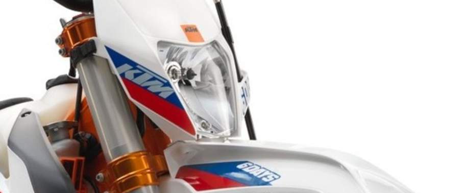KTM 250 EXC Six Days Head Light View