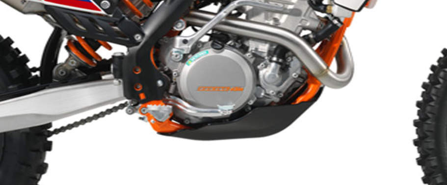 KTM 500 EXC Six Days Engine View