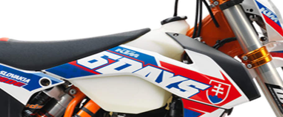 KTM 500 EXC Six Days Fuel Tank View