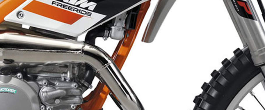 KTM Freeride 250 R Exhaust View