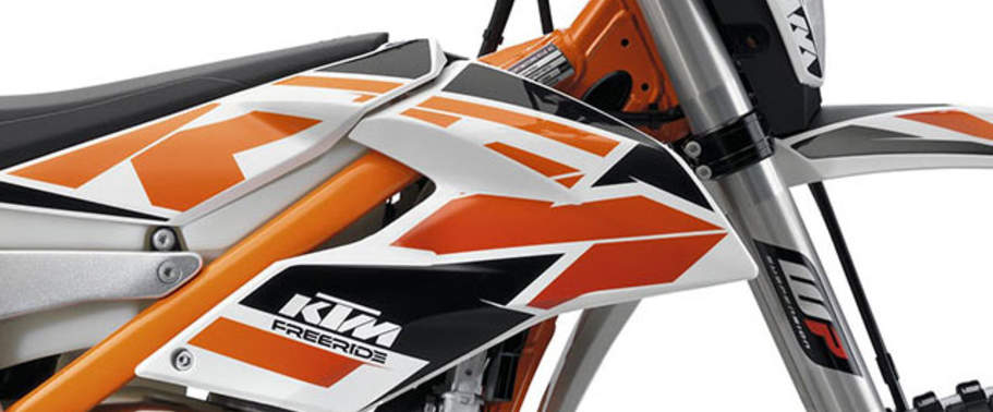 KTM Freeride 250 R Fuel Tank View
