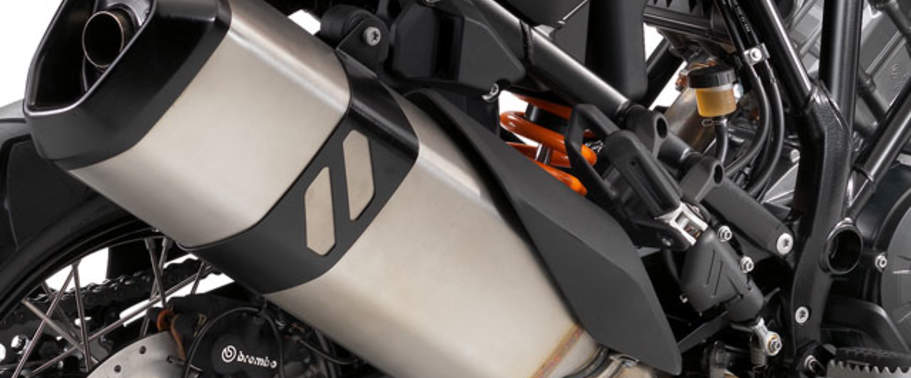 KTM 1190 Adventure Exhaust View KTM 1190 Adventure Exhaust View