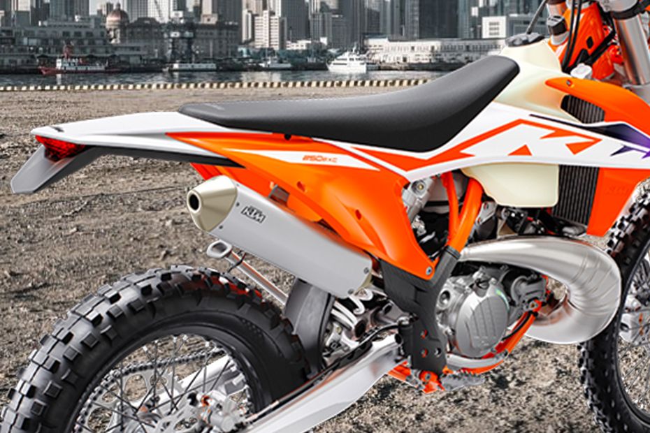 KTM 250 EXC TPI Exhaust View