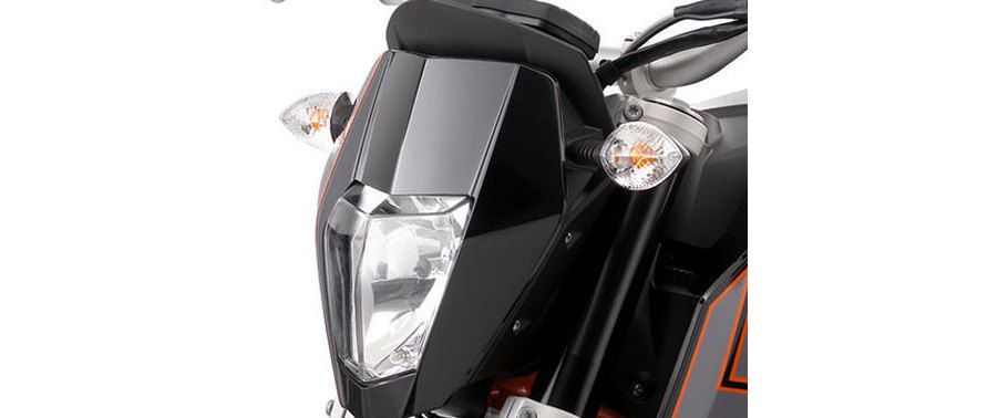 KTM 690 Duke Head Light View KTM 690 Duke Head Light View