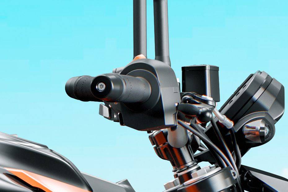 KTM Duke 200 Handle Bar View KTM Duke 200 Handle Bar View
