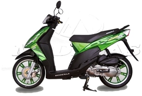 Modenas Passion 125 Left Side View Full Image