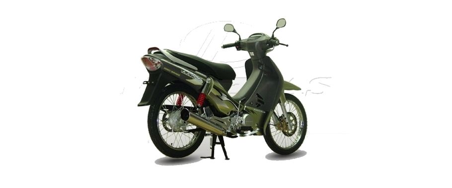 Modenas Kriss II Back Side View Modenas Kriss II Back Side View