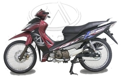 Modenas X-Cite 130 Left Side View Full Image