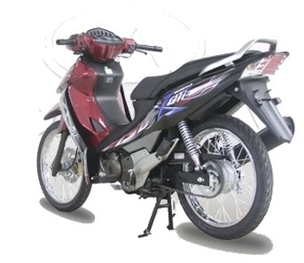 Modenas X-Cite 130 Back Side View