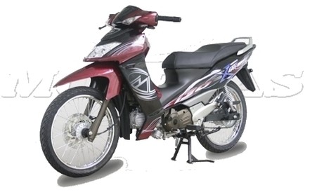 Modenas X-Cite 130 Slant Front View Full Image