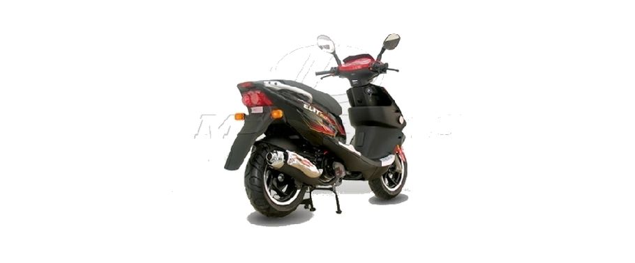 Modenas Elit 150 Back Side View Modenas Elit 150 Back Side View