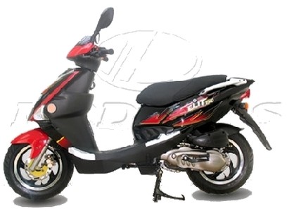 Modenas Elit 150 Left Side View Full Image