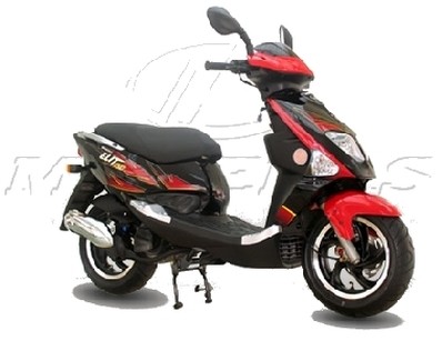 Modenas Elit 150 Slant Rear View Full Image