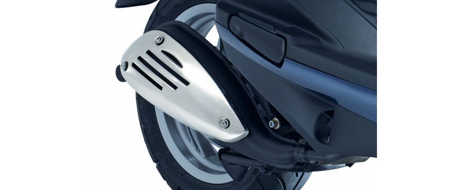 Piaggio Fly Exhaust View