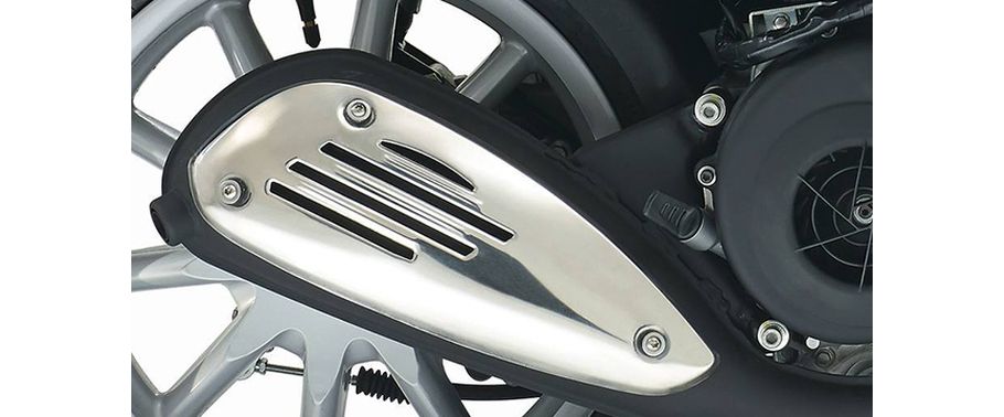 Piaggio Liberty Exhaust View