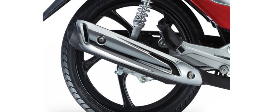 Suzuki Smash V115 Exhaust View Suzuki Smash V115 Exhaust View