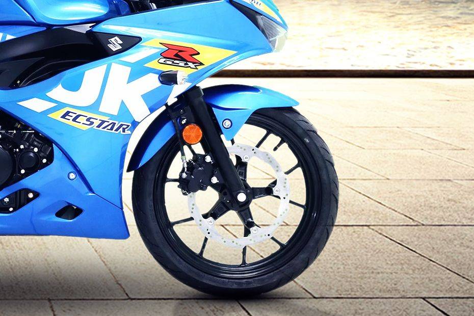 Suzuki GSX-R150 Front Tyre View Suzuki GSX-R150 Front Tyre View