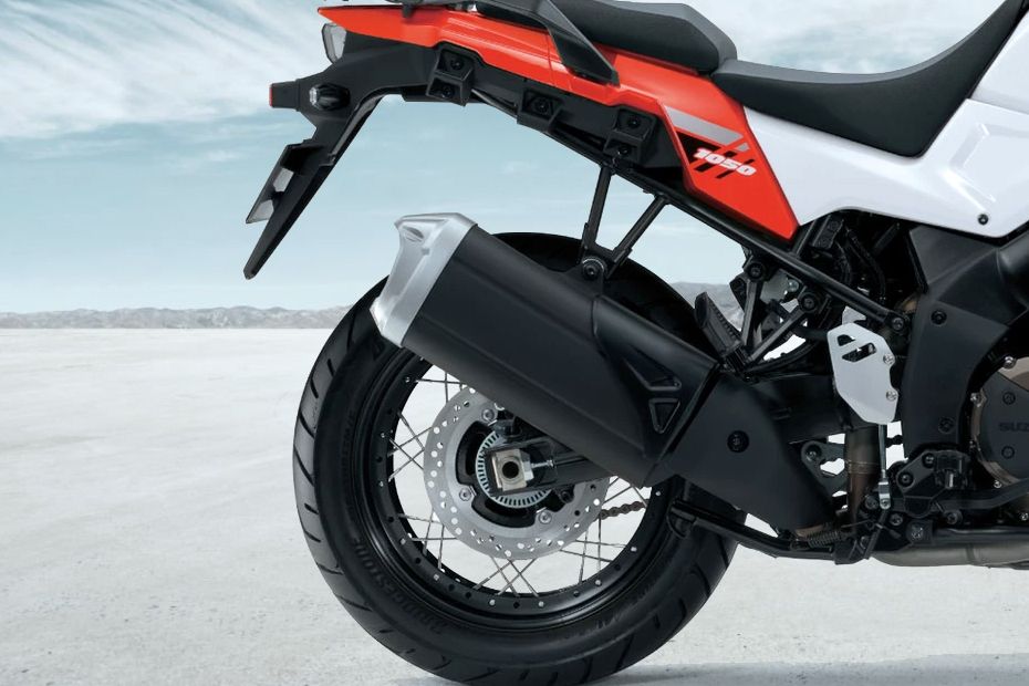Suzuki V-Strom 1050XT Exhaust View