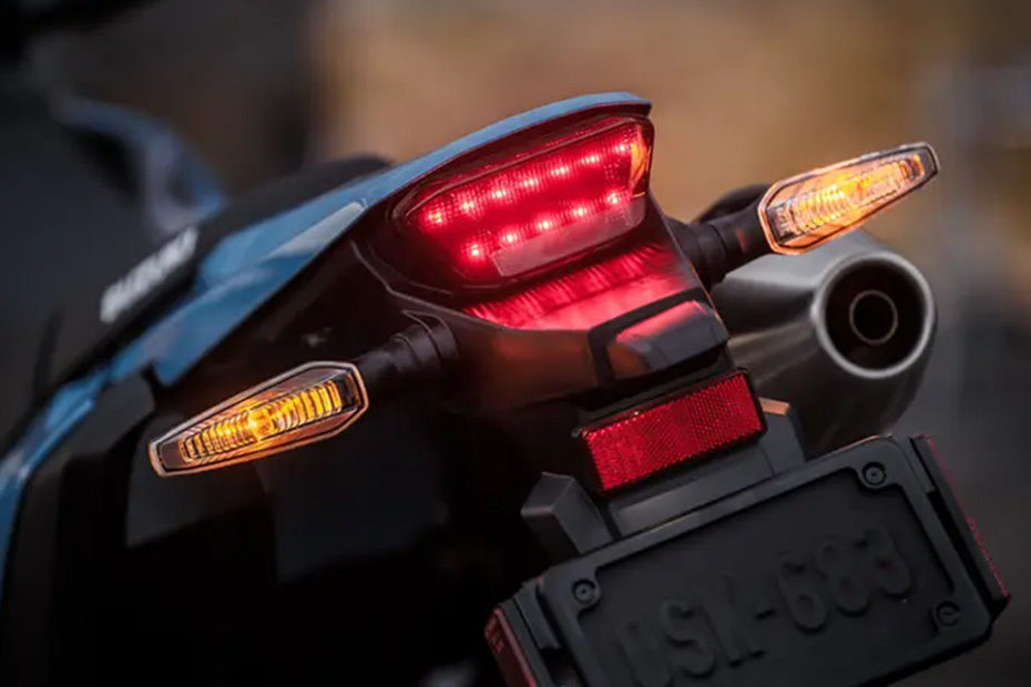 Suzuki DR-Z4SM Tail Light View