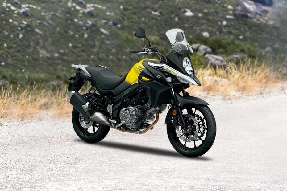 Suzuki V-Strom 650 Slant Rear View Full Image Suzuki V-Strom 650 Slant Rear View Full Image