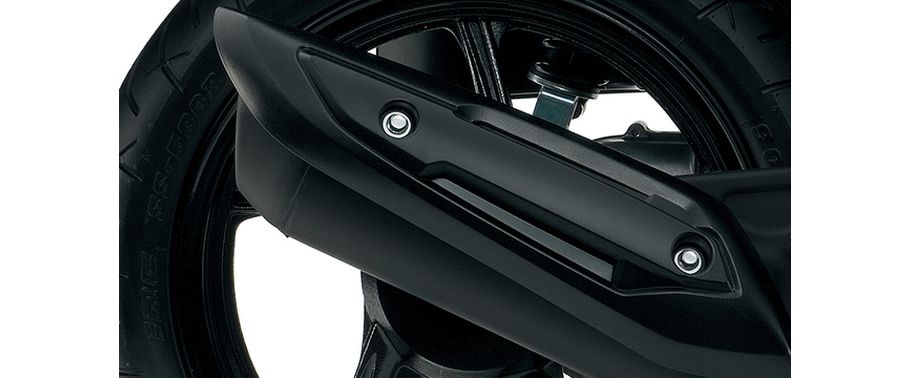 Suzuki Address Exhaust View