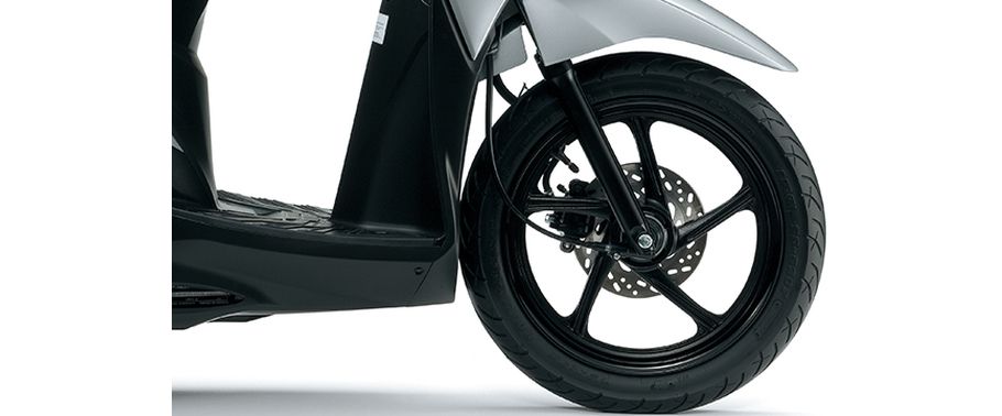 Suzuki Address Front Tyre View