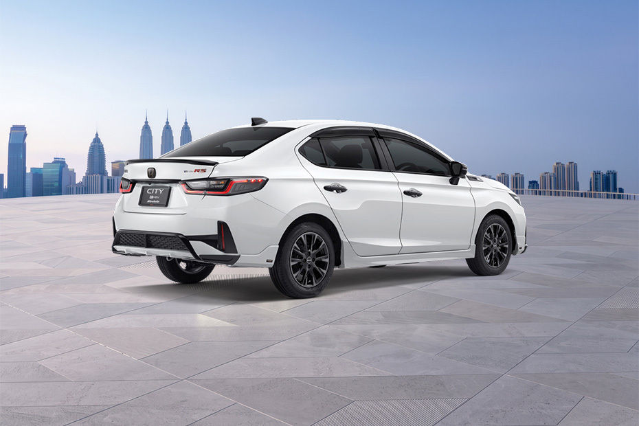 City Rear angle view City Rear angle view
