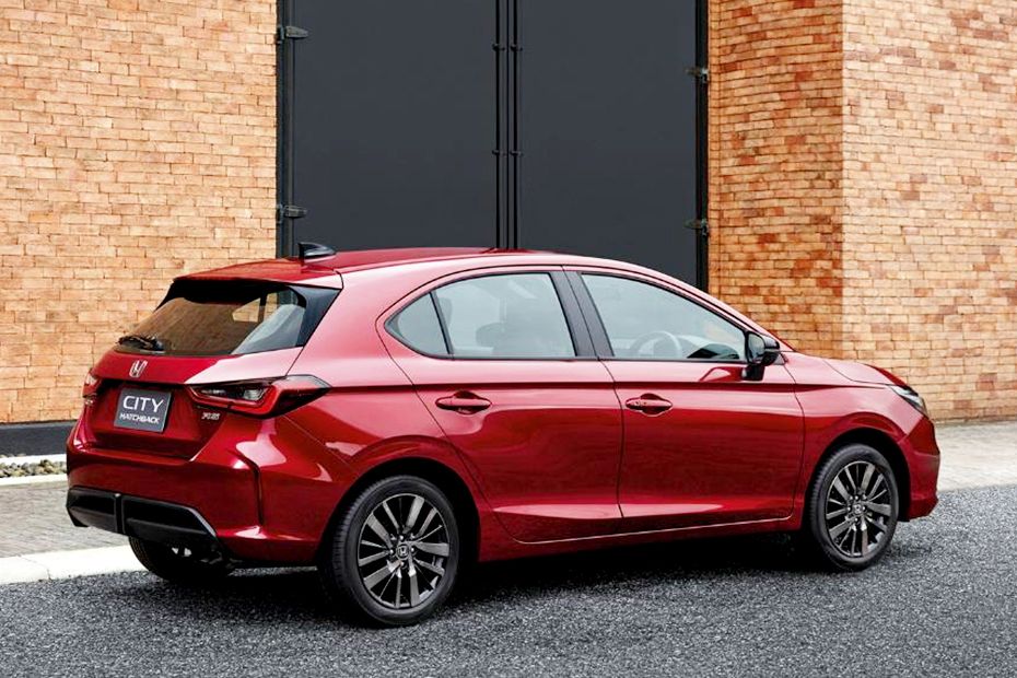 City Hatchback Rear Medium Side View City Hatchback Rear Medium Side View