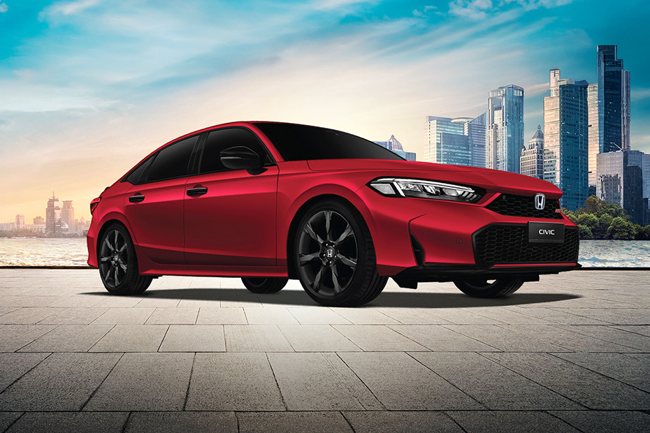 Honda Civic Front Cross Side View Honda Civic Front Cross Side View