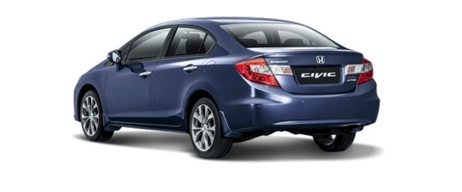 Rear Cross Side View of Honda Civic SE Rear Cross Side View of Honda Civic SE