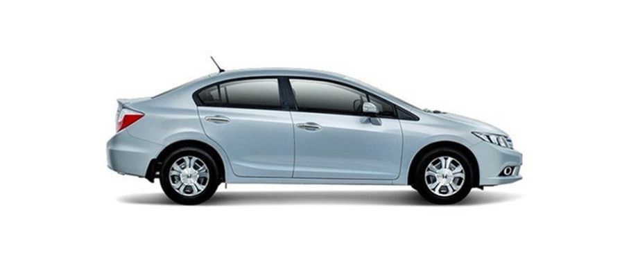 Honda Civic Hybrid Drivers Sideview