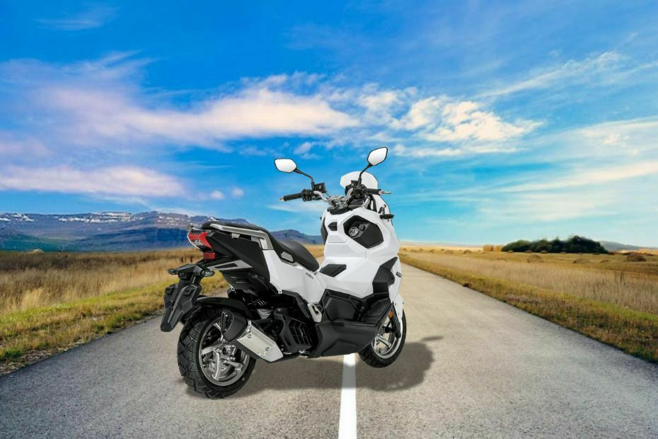 Sym Husky 200 Rear Viewfull Image Sym Husky 200 Rear Viewfull Image