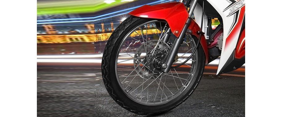 Sym Sport Bonus 110 Front Tyre View