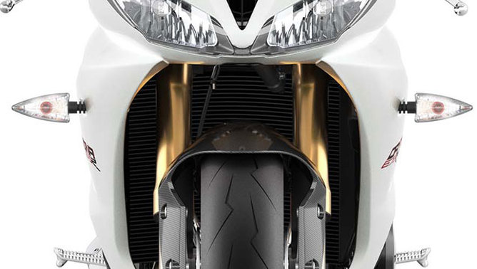 Triumph Daytona 675 Side Indicators Front