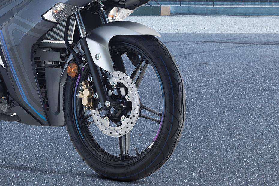 Yamaha Y16ZR Front Tyre View Yamaha Y16ZR Front Tyre View