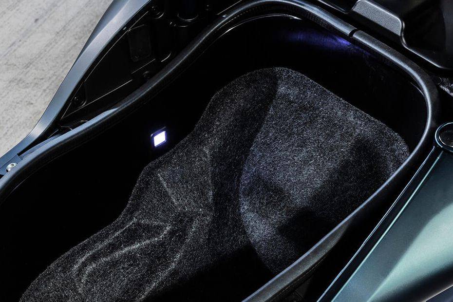 Yamaha TMax Seat Storage Side View Yamaha TMax Seat Storage Side View