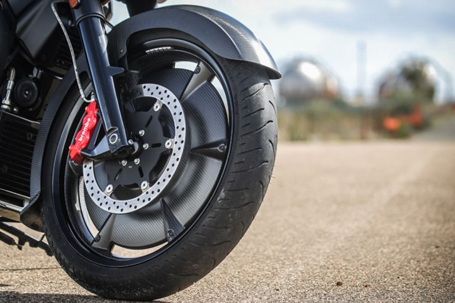 Moto Guzzi MGX-21 Front Tyre View Moto Guzzi MGX-21 Front Tyre View