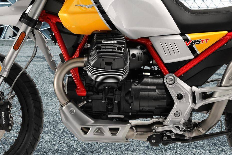 Moto Guzzi V85 TT Engine View Moto Guzzi V85 TT Engine View