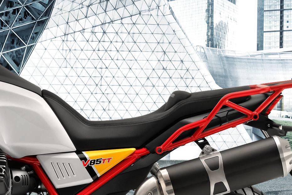 Moto Guzzi V85 TT Rider Seat View Moto Guzzi V85 TT Rider Seat View